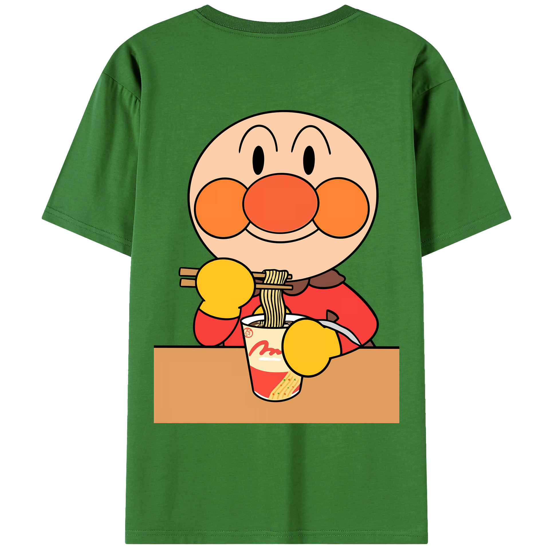 （画像用） アンパンマン Anpanman レディース半袖Tシャツ(バックプリント)